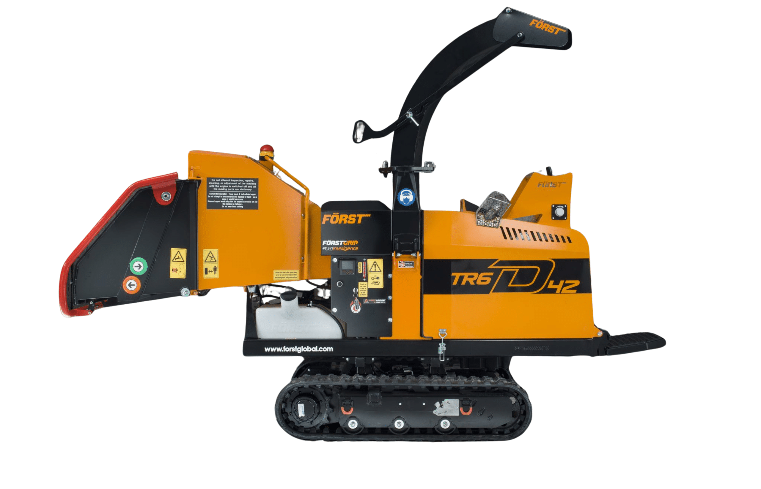 Forst TR6D 42 diesel tracked 6 inch wood chipper
