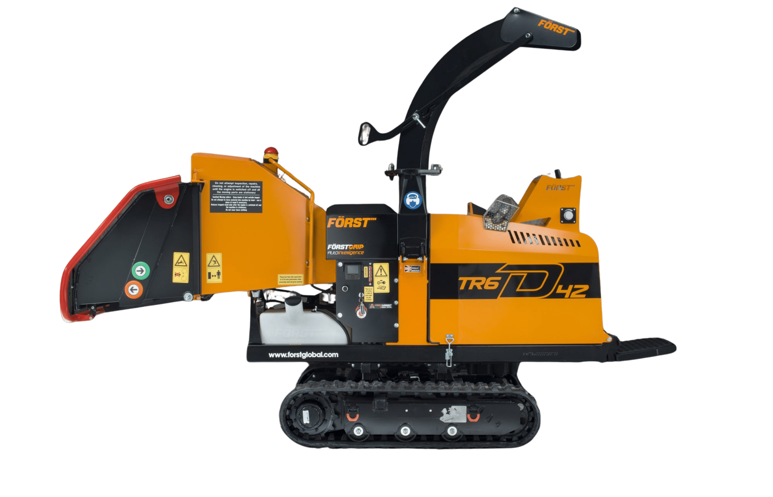 Forst TR6D 42 diesel tracked 6 inch wood chipper