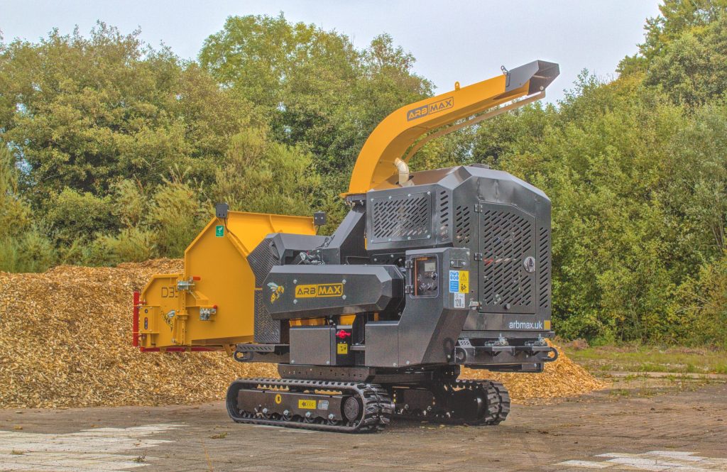 ARB Max D35 tracked drum wood chipper