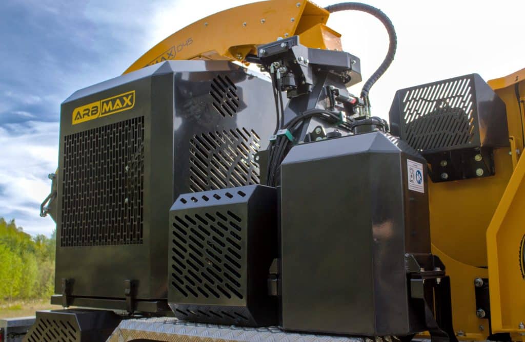 ARB Max D45 drum chipper front view
