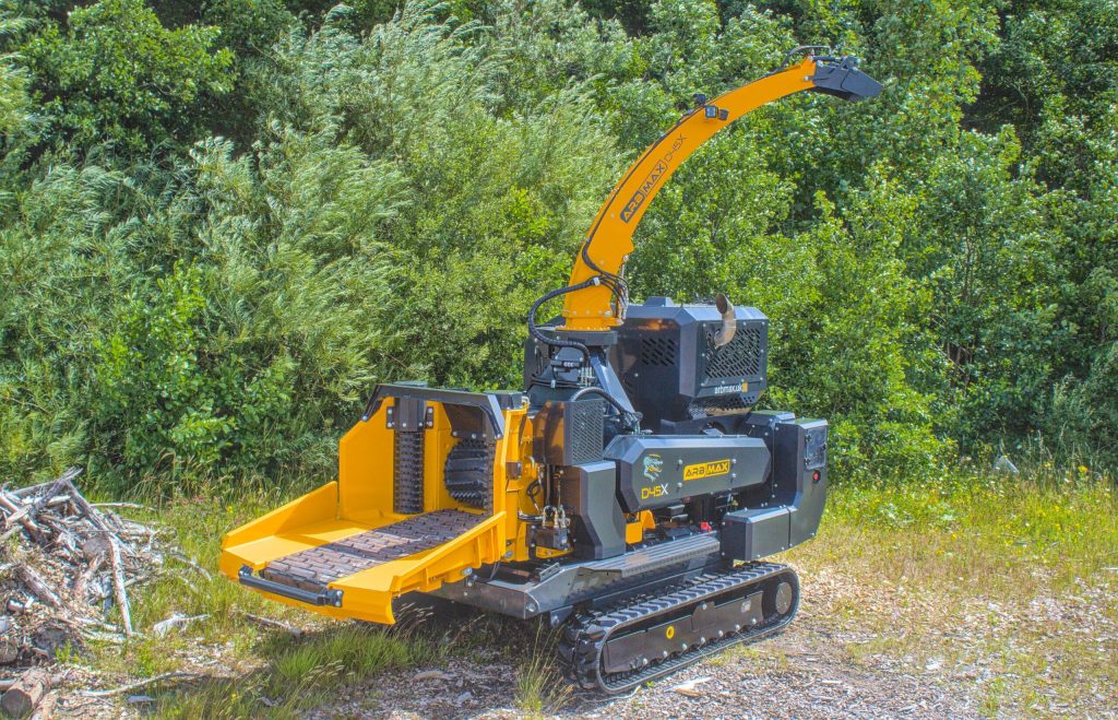 ARB Max D45X tracked chipper rear