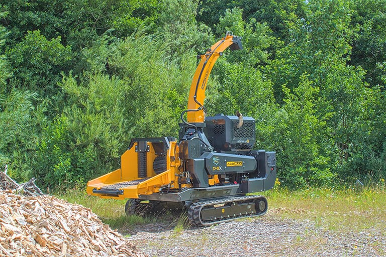 ARB Max D45X tracked drum wood chipper