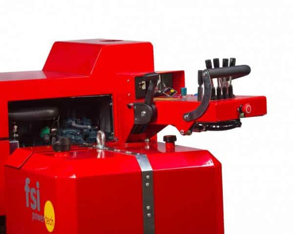 FSI D30 stump grinder detail view