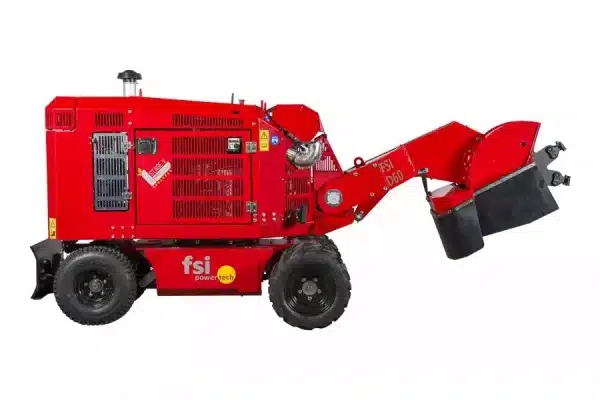 FSI D60 4WD stump grinder cutting height
