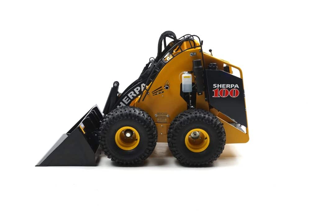 Sherpa 100 Diesel mini loader detail view