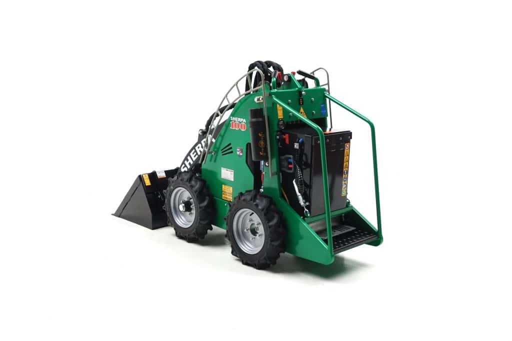 Sherpa 100 Eco electric mini loader side view