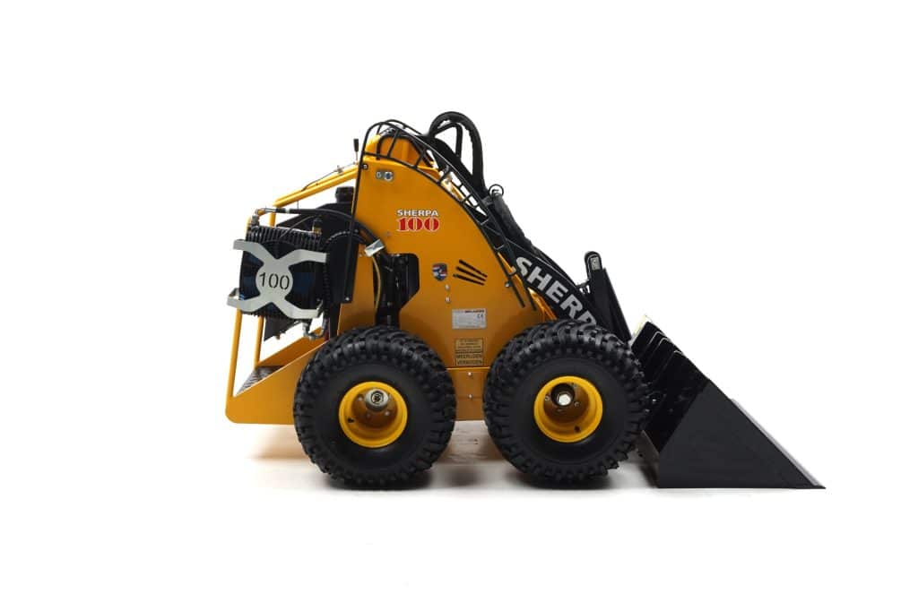 Sherpa 100 Petrol mini loader detail view