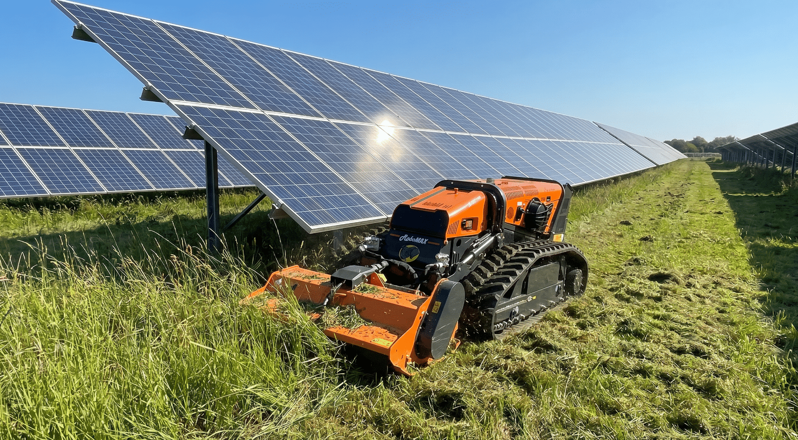 Robotic Flails for Solar Farms - groundcare for energy companies