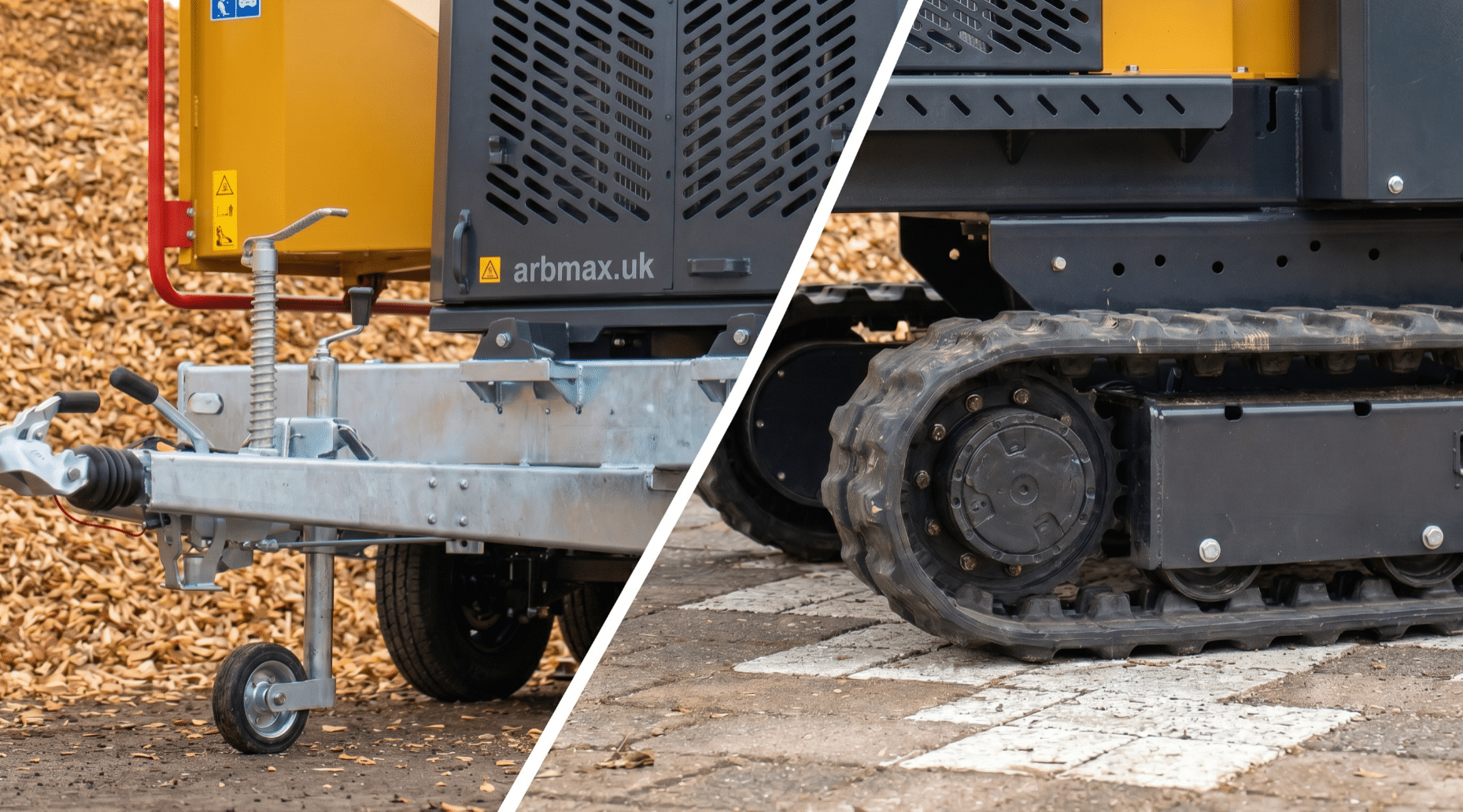 Towable vs Tracked Wood Chippers