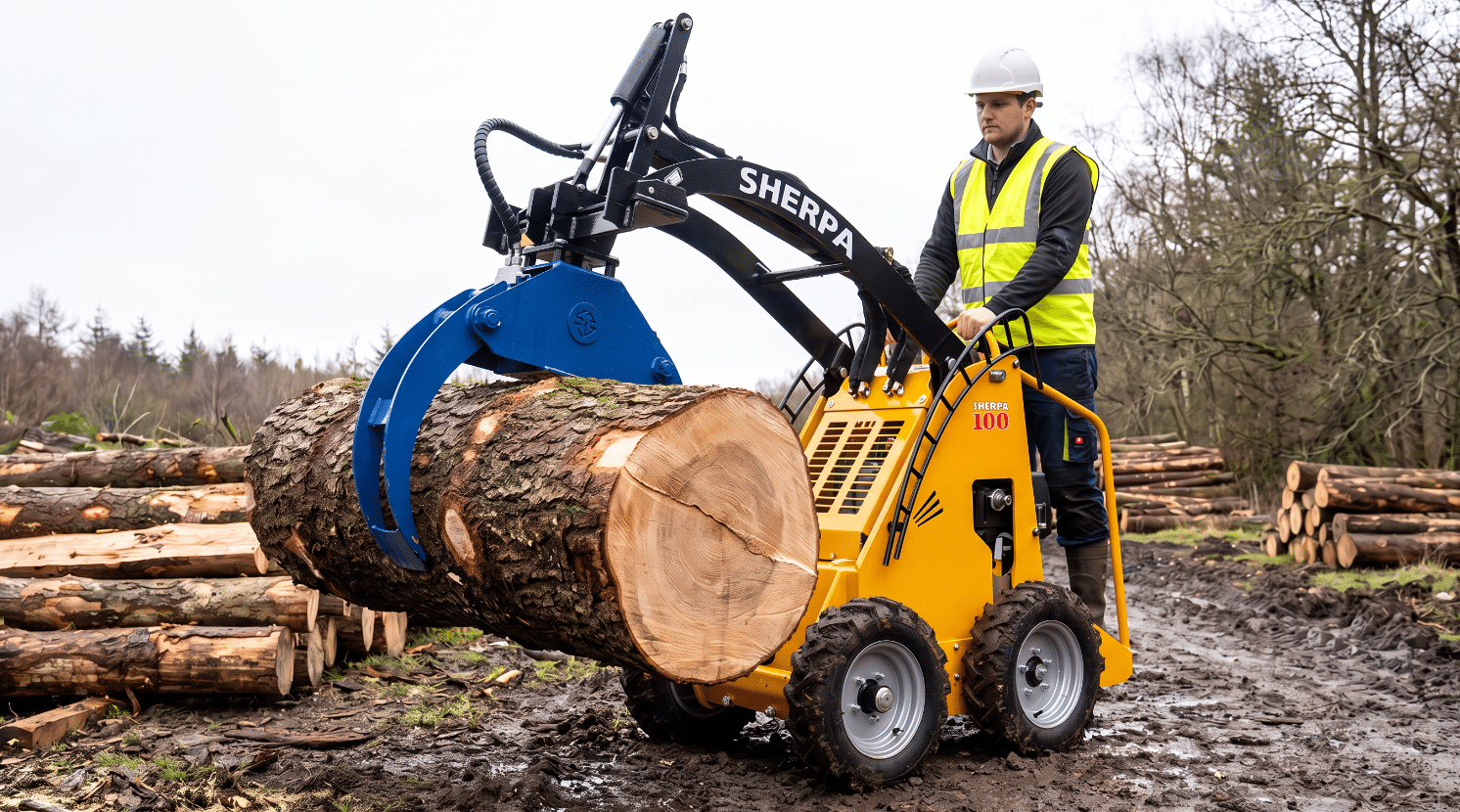 sherpa log grab hydraulic
